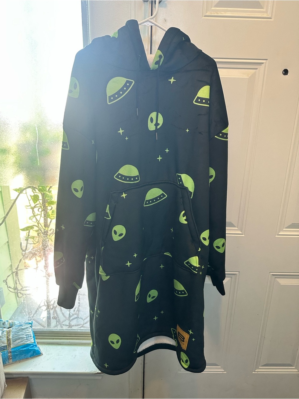 Rave Bonfire Alienator Hooded Cloak V2 Oversized Sherpa Hoodie